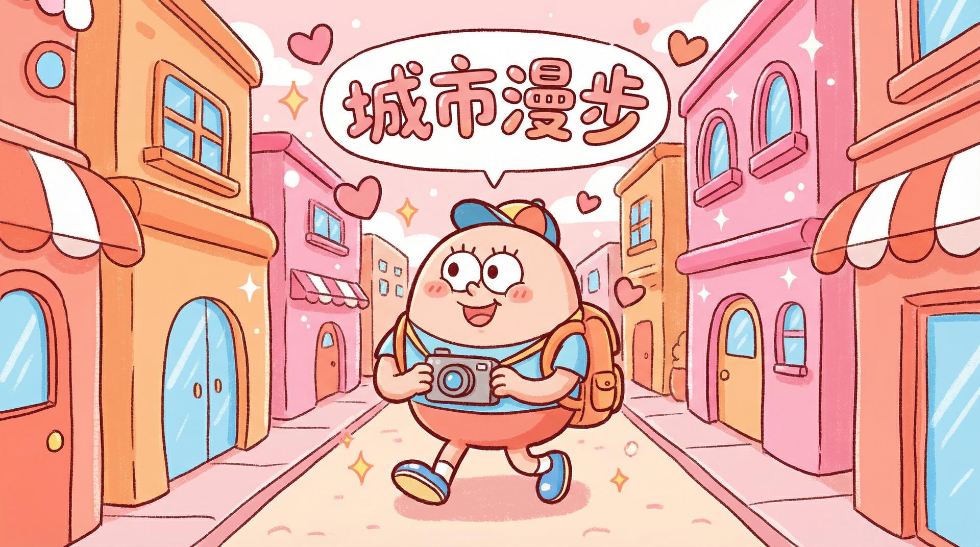 糖心vlog视频教程城市漫步